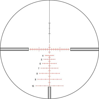 Оптичний приціл Nightforce NXS 3.5-15x50 F1 ZeroS 0.250 MOA сітка LV.5 з підсвічуванням (C356)