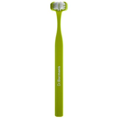 Зубна щітка Dr. Barman&#039;s Superbrush Compact Тристороння М&#039;яка Салатова (7032572876328-light-green)