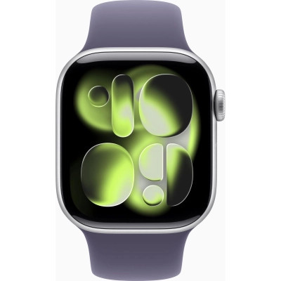 Смарт-годинник Apple Watch Series 11 GPS 42mm Silver Aluminium Case with Purple Fog Sport Band - S/M (MEU64RK/A)