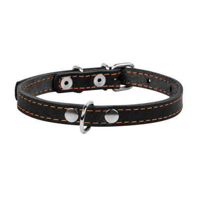 Нашийник для тварин Collar одинарний Ш 20 мм Д 32-40 см чорний (01331)