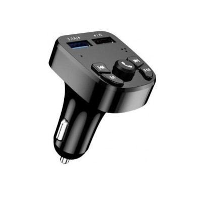 FM модулятор Jellico F10 2USB 3.1А Black (RL073904)