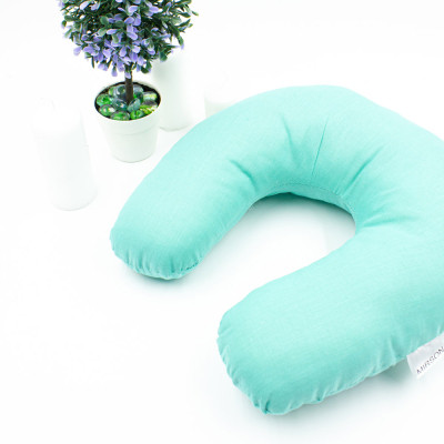 Подушка MirSon для подорожей №8735 Naturale Line 11-2208 Mint 50% Memory (2200006348207)