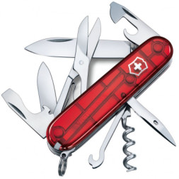 Ніж Victorinox Climber Transparent Red Blister (1.3703.TB1)
