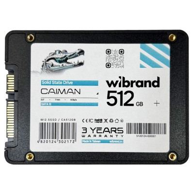 Накопичувач SSD 2.5&quot; 512GB Caiman Wibrand (WI2.5SSD/CA512GB)