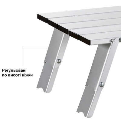 Туристичний стіл Uquip Handy Silver (244110)