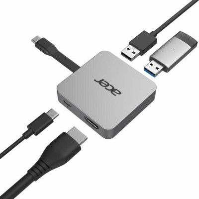 Порт-реплікатор Acer 4-in-1, HDMI, 2xUSB3.2, USB-C (HP.DSCAB.014)