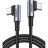 Дата кабель USB-C to USB-C 2.0m 3A 60W US323 90-degree Black Ugreen (70531)