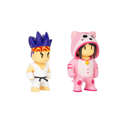 Фігурка Stumble Guys набір колекційних - Сенсей Фаєрфіст і Мяумер (SG2015-3)