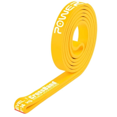 Еспандер PowerPlay -петля для фітнесу і кроссфіту Жовта (PP_4115_Yellow_(5-14 kg))