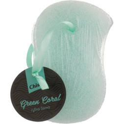 Губка для купання Chisto Green Coral (4823098407683)
