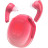 Навушники Acefast T9 Pomelo Red (6974316282532)