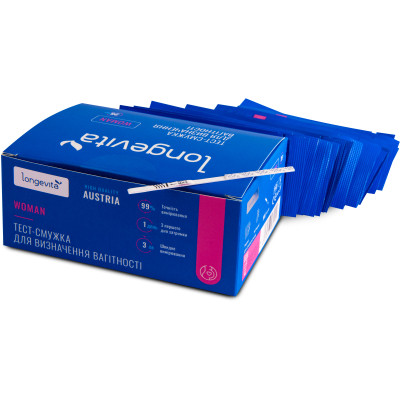Тест на вагітність Longevita Woman Смужка 25 шт. (TS/25)