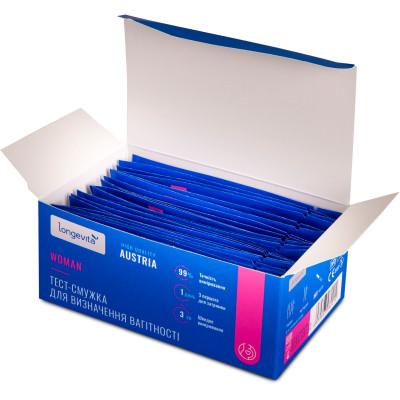 Тест на вагітність Longevita Woman Смужка 25 шт. (TS/25)