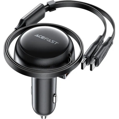Зарядний пристрій Acefast 3xUSB 53W (2xUSB-C+USB-A) + cable USB-C 2in1 B13 (6974316282921)