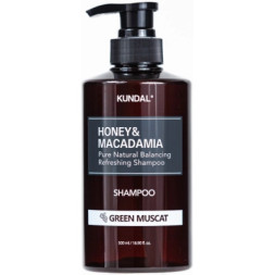 Шампунь Kundal Honey &amp; Macadamia Nature Shampoo Green Muscat 500 мл (8809809421700)
