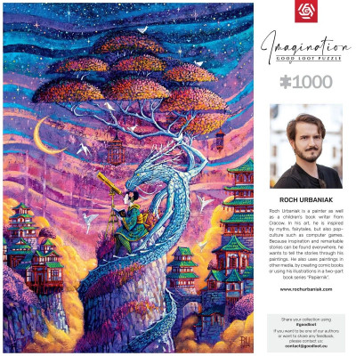 Пазл GoodLoot Imagination: Roch Urbaniak Sakura &amp; Ryu 1000 ел. (5908305249740)