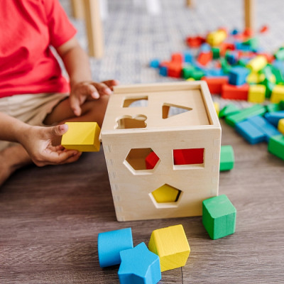 Розвиваюча іграшка Melissa&amp;Doug МЕГА-набір Кубики/Сортер/Стучалка (MD93685)