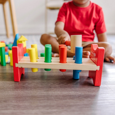 Розвиваюча іграшка Melissa&amp;Doug МЕГА-набір Кубики/Сортер/Стучалка (MD93685)