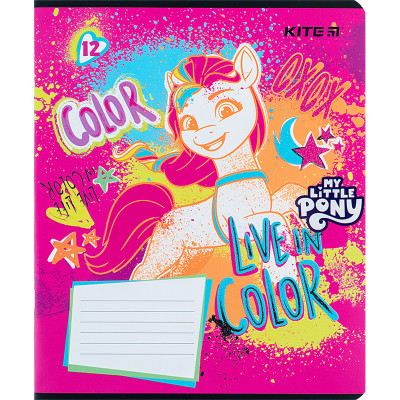 Зошит Kite My Little Pony 12 аркушів, лінія (LP24-234)
