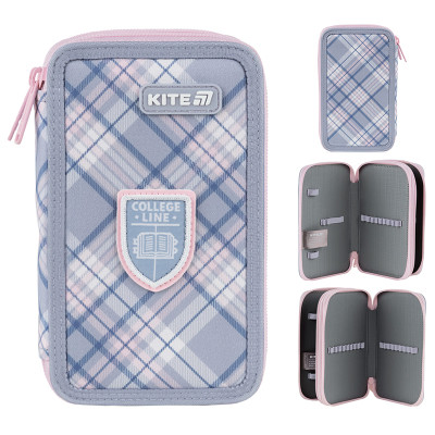 Пенал Kite 623 College Line Girl, 2 відділення (K25-623-1)