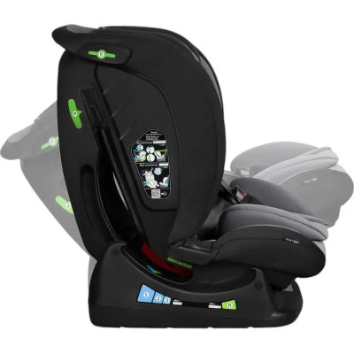 Автокрісло Lionelo Izzy I-Size Black Grey (LO-IZZY I-SIZE BLACK GREY)