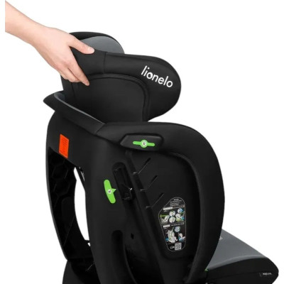 Автокрісло Lionelo Izzy I-Size Black Grey (LO-IZZY I-SIZE BLACK GREY)