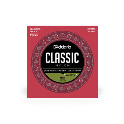 Струни для гітари D&#039;Addario Student Classics Normal Tension 1/2 (EJ27N 1/2)