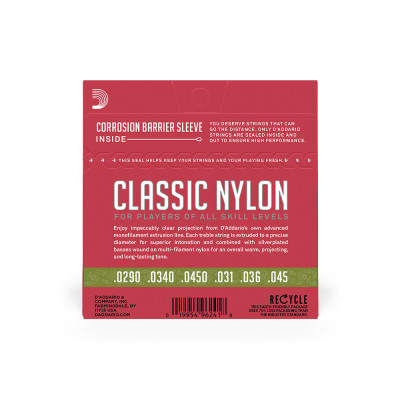 Струни для гітари D&#039;Addario Student Classics Normal Tension 1/2 (EJ27N 1/2)
