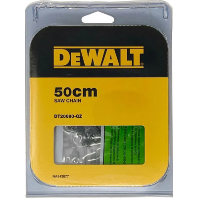 Ланцюг DeWALT 3/8&quot;, 1.3 мм, 68 ланок, довжина ланцюга 20&quot;/50 см (DT20690)
