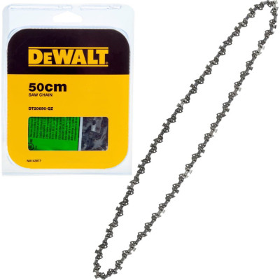 Ланцюг DeWALT 3/8&quot;, 1.3 мм, 68 ланок, довжина ланцюга 20&quot;/50 см (DT20690)