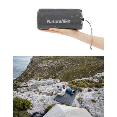 Туристичний килимок Naturehike CNH22DZ018 Double 196x120x7 см Black (6975641888772)