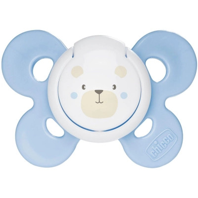 Пустушка Chicco Physio Comfort силіконова від 2 до 6 місяців 1шт. (блакитна) (74911.21.00)