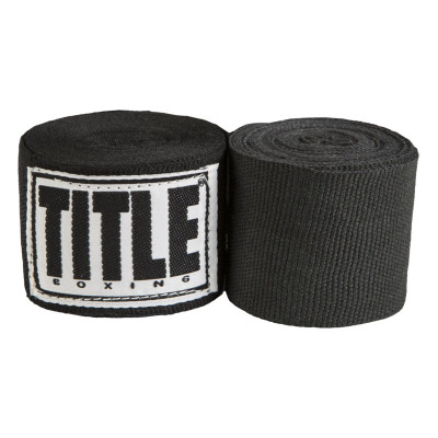 Бинт для спорту Title Boxing Select 180&quot; Semi Elastic Mexican 4.5м Black (SMHW XL BK)