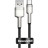 Дата кабель USB 3.1 AM to Type-C 0.25m CAKF 6.0A 66W Cafule Series Metal Data Cable Black Baseus (CAKF000001)