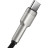 Дата кабель USB 3.1 AM to Type-C 0.25m CAKF 6.0A 66W Cafule Series Metal Data Cable Black Baseus (CAKF000001)