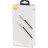 Дата кабель USB 3.1 AM to Type-C 0.25m CAKF 6.0A 66W Cafule Series Metal Data Cable Black Baseus (CAKF000001)