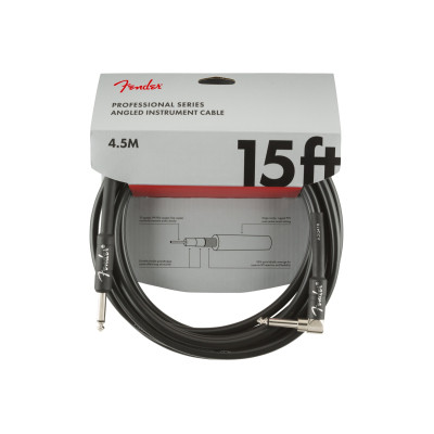 Інструментальний кабель Fender Cable Professional Series 15&#039; Angled Black (228447)