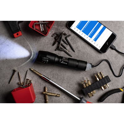 Ліхтар Mediarange LED flashlight with powerbank 1800mAh (MR735)