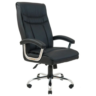 Офісне крісло Richman Бургас Хром M-2 (Anyfix) Чорне (R00000044722)