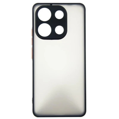 Чохол до мобільного телефона Dengos Kit for Xiaomi Redmi Note 13 4G case + glass (Black) (DG-KM-66)