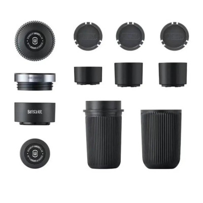 Аксесуар для кемпінгової кавоварки Wacaco Nanopresso Barista Kit, резервуар 120мл, чашка, кошики, адаптер (BAR_KIT)