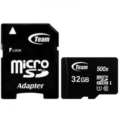 Карта пам&#039;яті Team 32Gb microSDHC class 10 (TUSDH32GCL10U03)