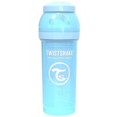 Пляшечка для годування Twistshake антиколькова 260 мл, світло-блакитна (69864)