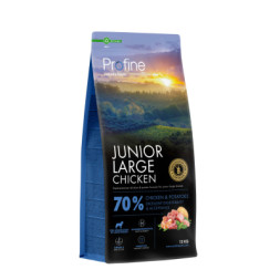Сухий корм для собак Profine Junior Large Chicken and Potatoes для цуценят та юніорів великих порід 12 кг (8595602569960)