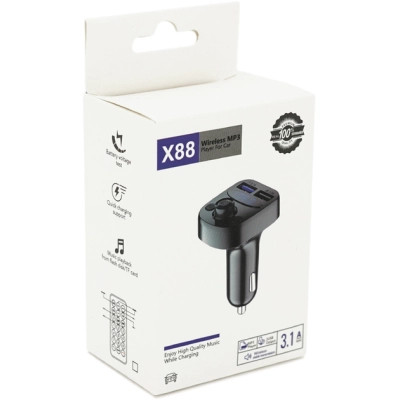 FM модулятор Voltronic X88, USB, TF (FM-X88)