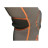 Фіксатор коліна MadMax MFA-297 Knee Support with Patella Stabilizer Dark Grey/Orange L (MFA-297_L)