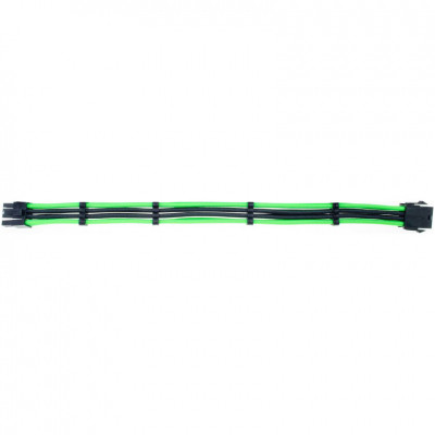 Кабель Qube для блока питания QUBE 6+2P VGA Black-Green (QBW8PBG)