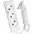 Мережевий подовжувач TECCO 3м 3 поста white (8681277842528)