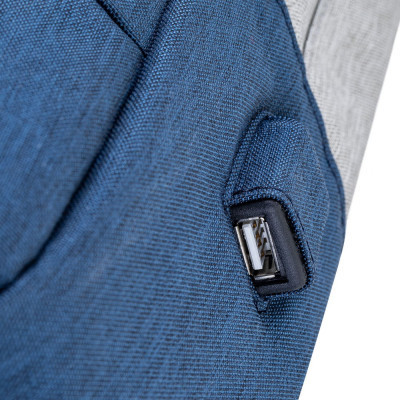 Рюкзак для ноутбука RivaCase 15.6&quot; 7562 Anti-theft, water-repellent, Grey / Dark Blue (7562Grey/DarkBlue)