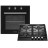 Комплект вбудованої техніки GRANADO GEO 62-0200 black + GGH 62-104 black glass